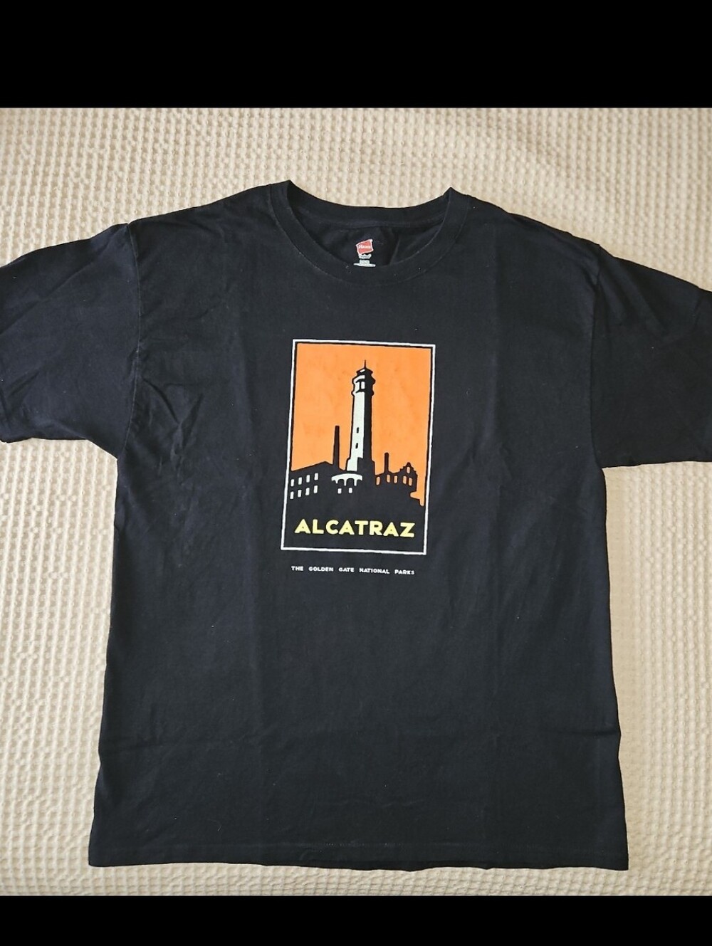 Alcatraz Black Tee